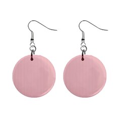 Baby Pink - Mini Button Earrings by FashionLane