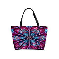 Fractal Flower Classic Shoulder Handbag by Sparkle