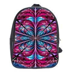 Fractal Flower School Bag (large) by Sparkle