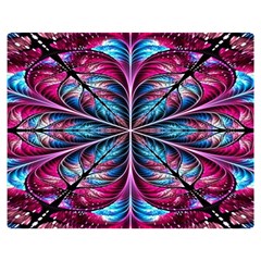 Fractal Flower Double Sided Flano Blanket (medium)  by Sparkle