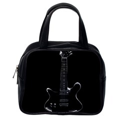 Fractal Guitar Classic Handbag (one Side) by Sparkle