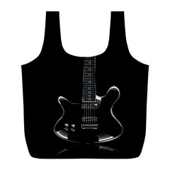 Fractal Guitar Full Print Recycle Bag (l) by Sparkle