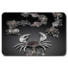 Fractal Jewerly Large Doormat  by Sparkle