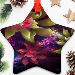 Fractal Flower Ornament (star) by Sparkle