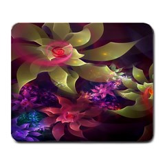 Fractal Flower Large Mousepads by Sparkle