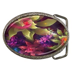 Fractal Flower Belt Buckles by Sparkle