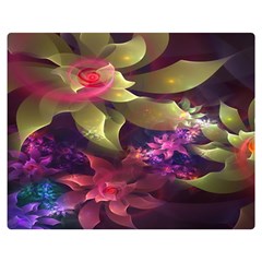 Fractal Flower Double Sided Flano Blanket (medium)  by Sparkle