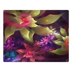 Fractal Flower Double Sided Flano Blanket (large)  by Sparkle