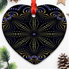 Fractal Mandale Ornament (heart) by Sparkle