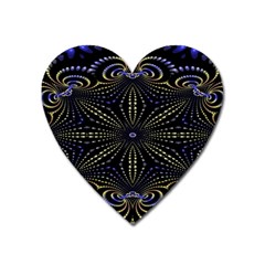 Fractal Mandale Heart Magnet by Sparkle