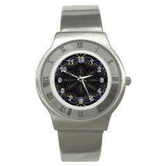 Fractal Mandale Stainless Steel Watch by Sparkle