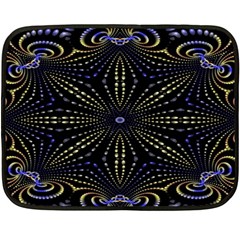 Fractal Mandale Fleece Blanket (mini) by Sparkle