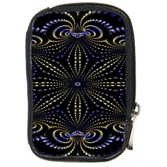 Fractal Mandale Compact Camera Leather Case by Sparkle