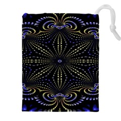 Fractal Mandale Drawstring Pouch (4xl) by Sparkle