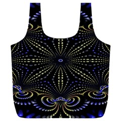 Fractal Mandale Full Print Recycle Bag (xxl) by Sparkle