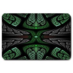 Fractal Illusion Large Doormat  by Sparkle