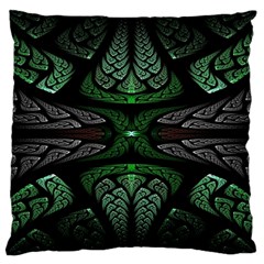 Fractal Illusion Large Cushion Case (two Sides) by Sparkle