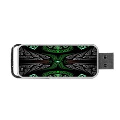 Fractal Illusion Portable Usb Flash (two Sides) by Sparkle