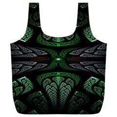 Fractal Illusion Full Print Recycle Bag (xxxl) by Sparkle