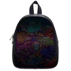 Fractal Leafs School Bag (small) by Sparkle