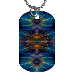 Fractal Flower Dog Tag (one Side) by Sparkle