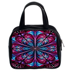 Fractal Flower Classic Handbag (two Sides)