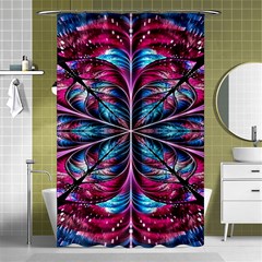 Fractal Flower Shower Curtain 48  X 72  (small)  by Sparkle