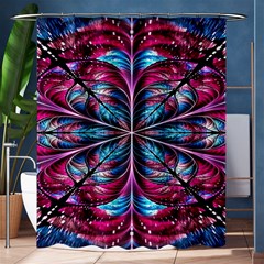 Fractal Flower Shower Curtain 60  X 72  (medium)  by Sparkle