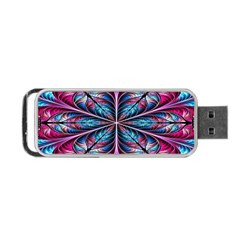 Fractal Flower Portable Usb Flash (one Side) by Sparkle