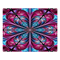 Fractal Flower Double Sided Flano Blanket (large)  by Sparkle