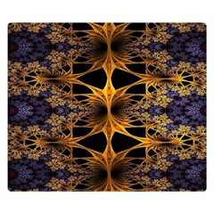 Fractal Flower Double Sided Flano Blanket (small)  by Sparkle