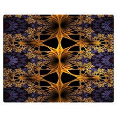 Fractal Flower Double Sided Flano Blanket (medium)  by Sparkle