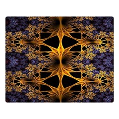 Fractal Flower Double Sided Flano Blanket (large)  by Sparkle