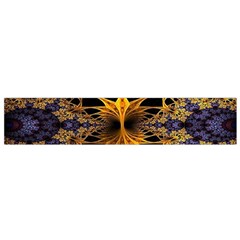 Fractal Flower Small Flano Scarf by Sparkle