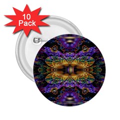 Fractal Illusion 2 25  Buttons (10 Pack)  by Sparkle