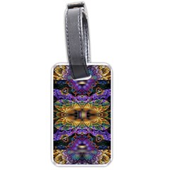 Fractal Illusion Luggage Tag (one Side) by Sparkle