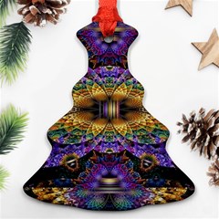 Fractal Illusion Christmas Tree Ornament (two Sides) by Sparkle