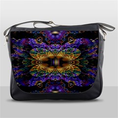 Fractal Illusion Messenger Bag by Sparkle