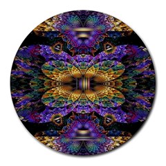 Fractal Illusion Round Mousepads