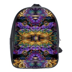 Fractal Illusion School Bag (large) by Sparkle