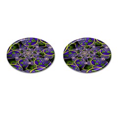 Fractalbubbles Cufflinks (oval) by Sparkle