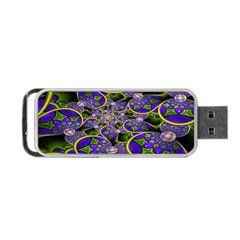 Fractalbubbles Portable Usb Flash (one Side) by Sparkle