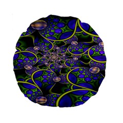 Fractalbubbles Standard 15  Premium Round Cushions