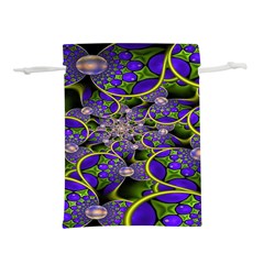 Fractalbubbles Lightweight Drawstring Pouch (m) by Sparkle