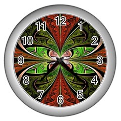 Fractal Design Wall Clock (silver) by Sparkle