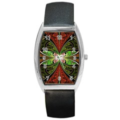 Fractal Design Barrel Style Metal Watch by Sparkle