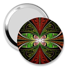 Fractal Design 3  Handbag Mirrors by Sparkle