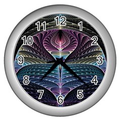 Fractal Design Wall Clock (silver) by Sparkle