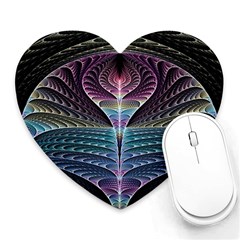 Fractal Design Heart Mousepads by Sparkle