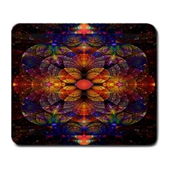 Fractal Flower Large Mousepads by Sparkle